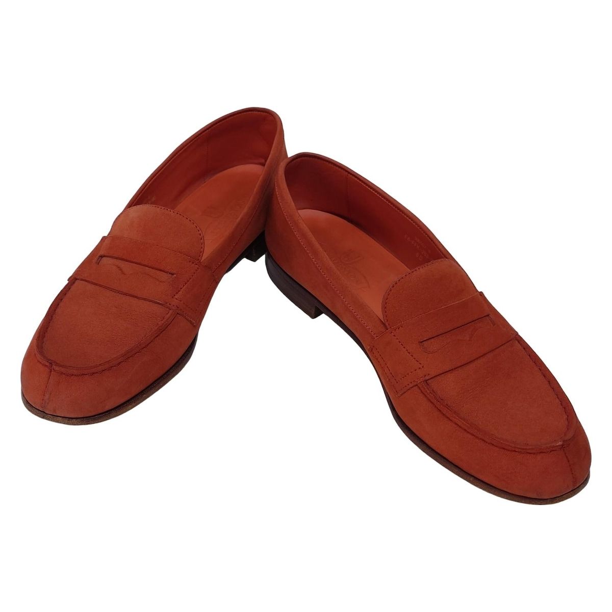 J.M. WESTON ジェイエムウェストン ローファー 6 D メンズ - オレンジ