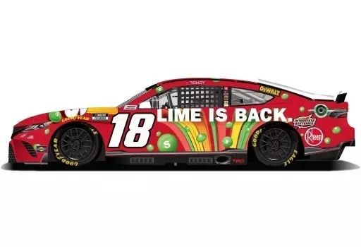 ミニカー　1/24 ”カイル・ブッシュ” SKITTLES LIME TOYOTA カムリ NASCAR 2022 ネクストジェネレーション #18 エリート [C182222SKTKB] カイル・ブッシュ` #18 SKITTLES LIME TOYOTA カムリ NASCAR