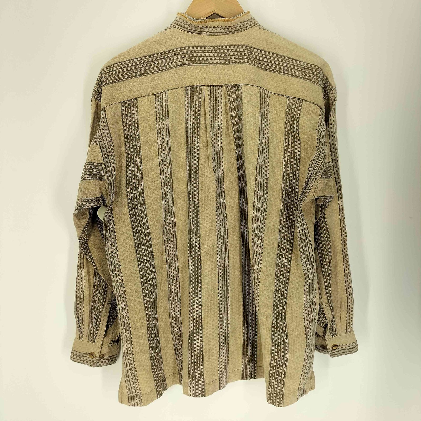 【スペシャル】ISSEY MIYAKE 80s 筆タグ 総柄 レーヨン シャツ スペシャル】ISSEY MIYAKE 80s 筆タグ 総柄 レーヨン シャツ