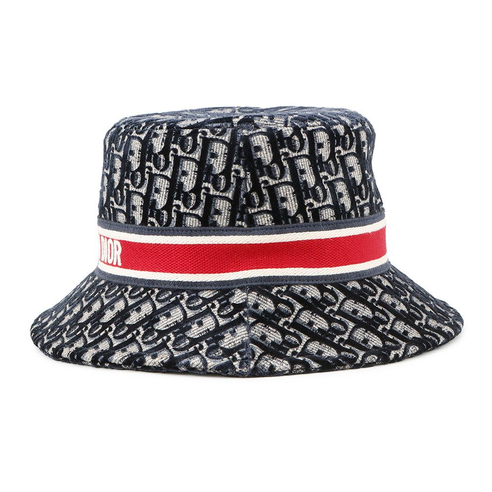 クリスチャン ディオール ハット オブリーク トロッター ベロア サイズ58 Christian Dior 帽子