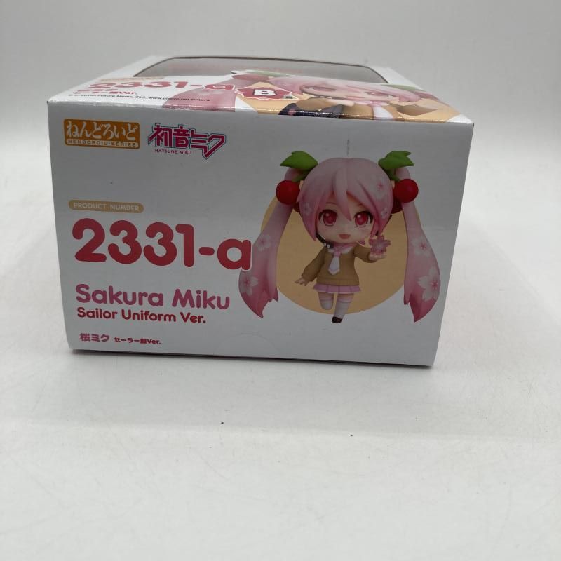 中古】B賞 ねんどろいど 桜ミク セーラー服Ver. フィギュア