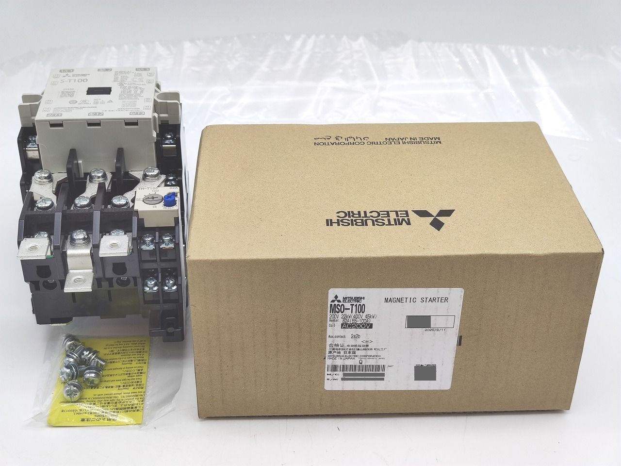 インボイス対応 箱汚れあり 三菱 MITSUBISHI MSO-T100 AC200V 2a2b