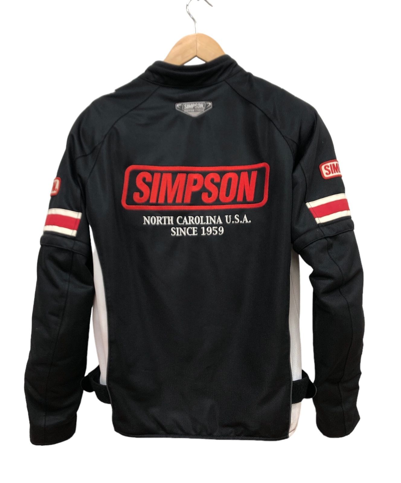 70.SIMPSON メッシュジャケット バイクジャケット 黒  【併売品】