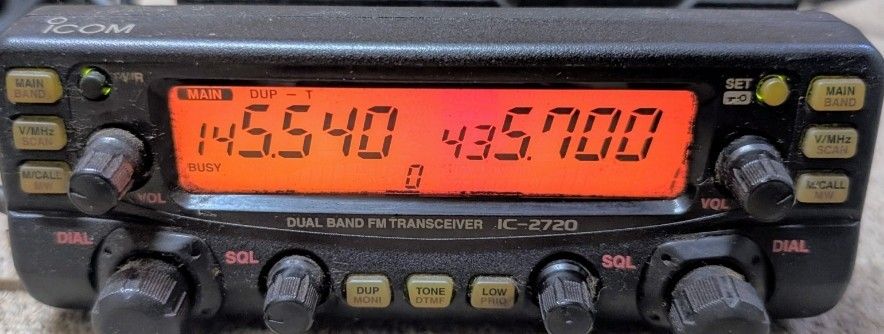 現状品 アイコム IC-2720D デュアルバンド トランシーバー 無線機 アマチュア無線 ICOM ITGTPZONFHI4 -D-A08-byebye