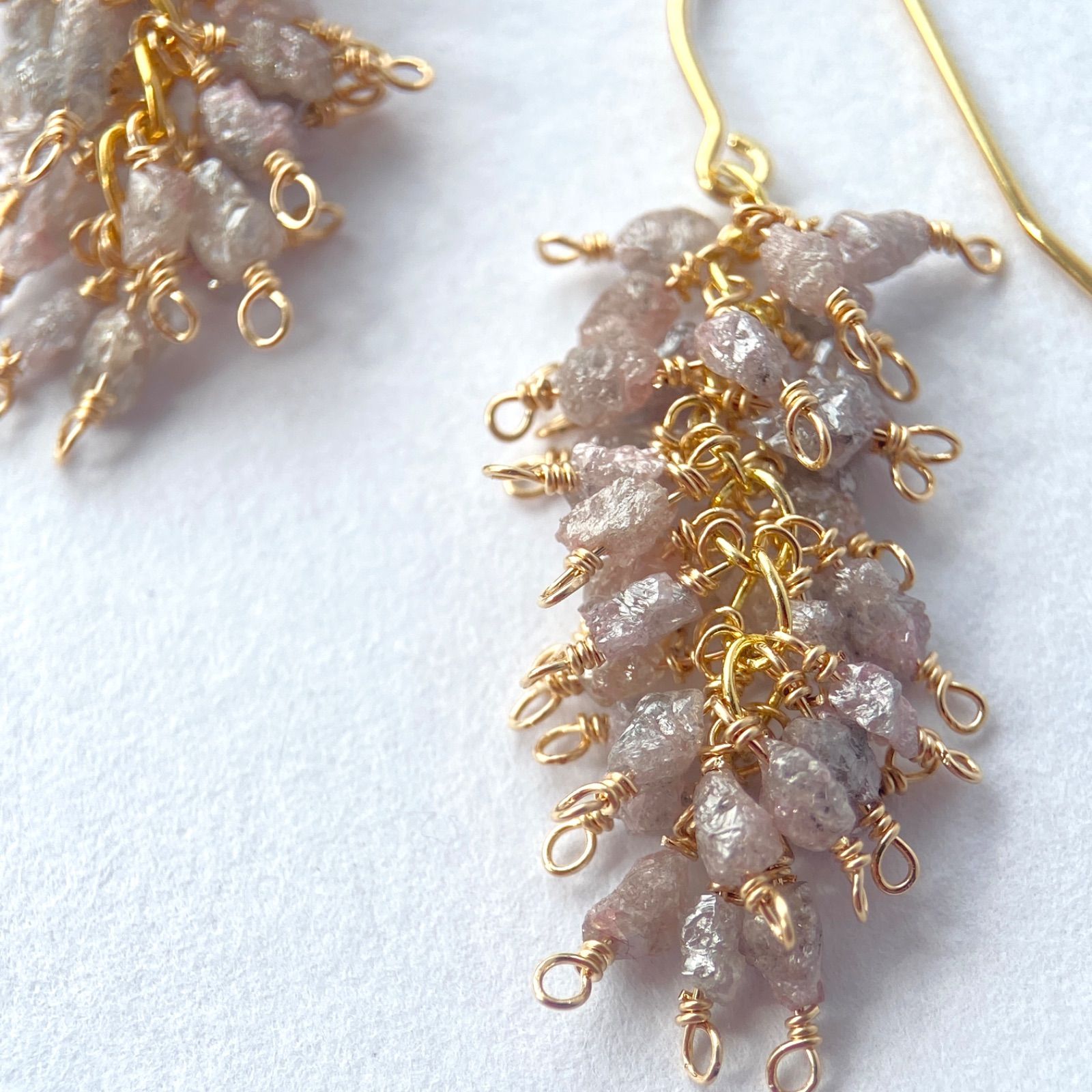 ダイヤモンド 原石 ラフ ラフストーン ラフカット ピンクダイヤモンド  