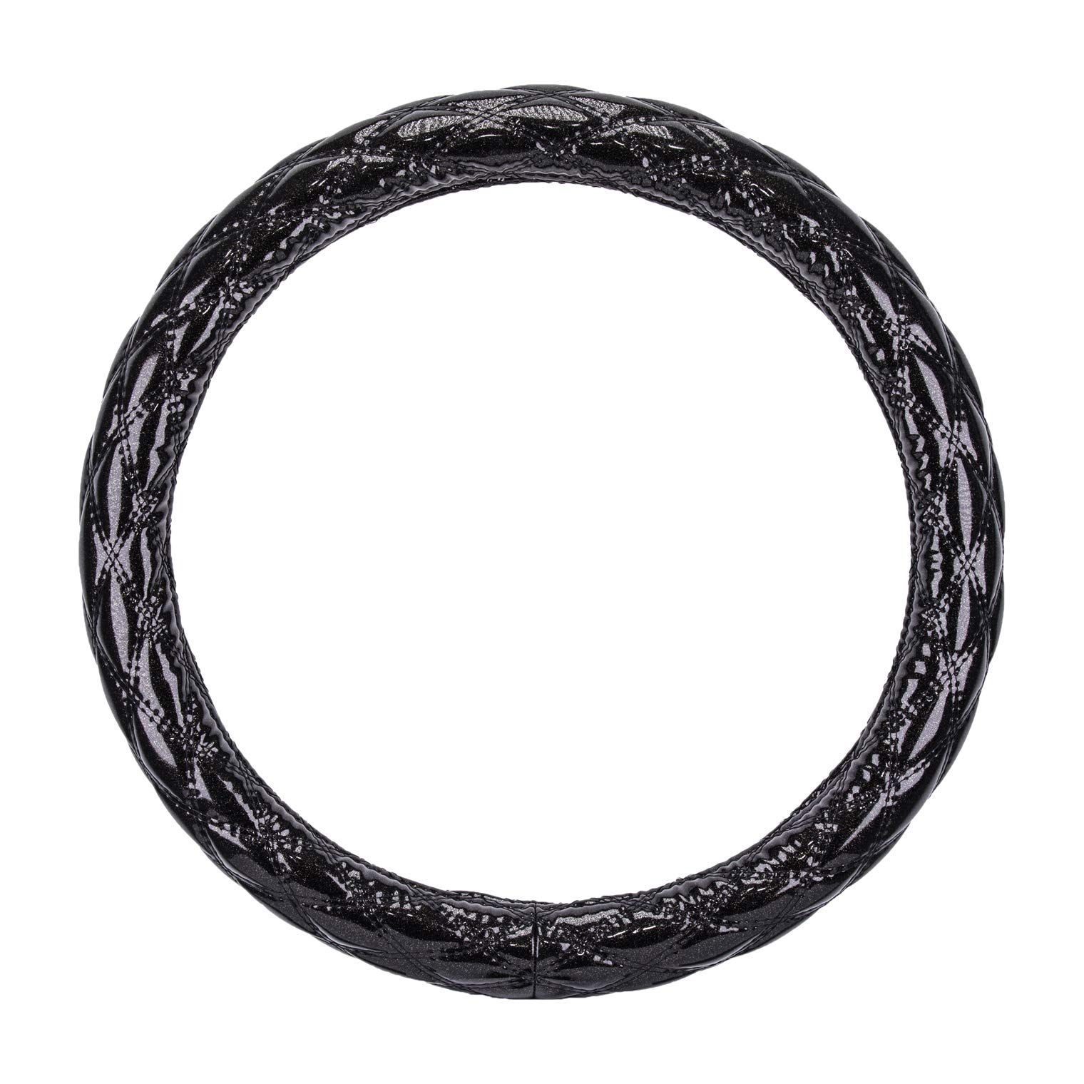【人気商品】ブラックxブラック LM(40.5~41.5cm) ゴールドラメ スターブレイクキルト HC-STG-LMBK 極太ハンドルカバー 雅 雅(ミヤビ)