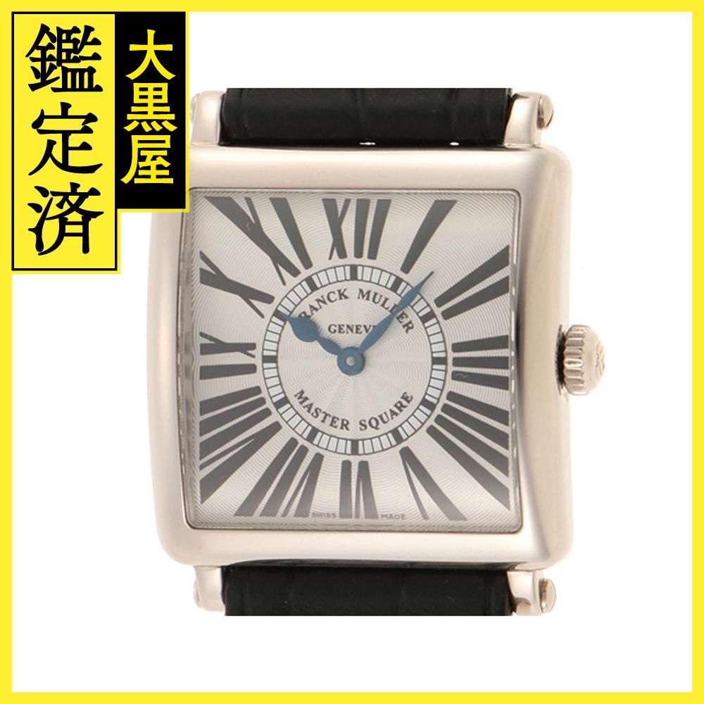 FRANCK MULLER フランクミュラー マスタースクエア 6002LQZ レディース クォーツ ホワイトゴールド ブラッククロコ 【431】  【大黒屋】-