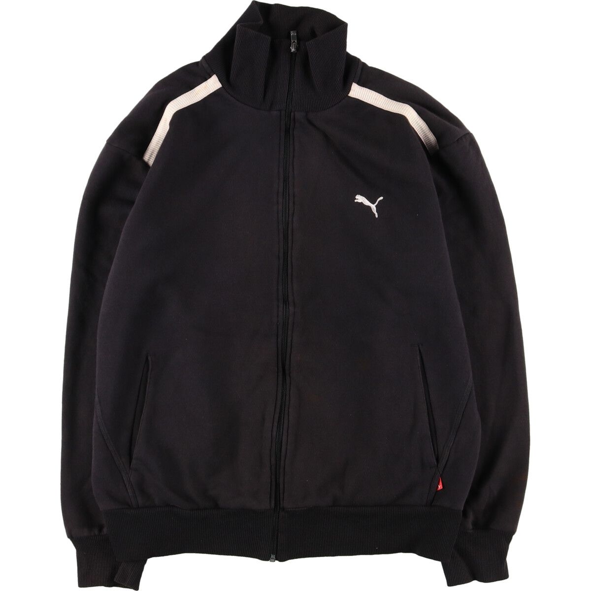 古着 プーマ PUMA バックロゴ フルジップスウェットシャツ トレーナー メンズL/eaa414292