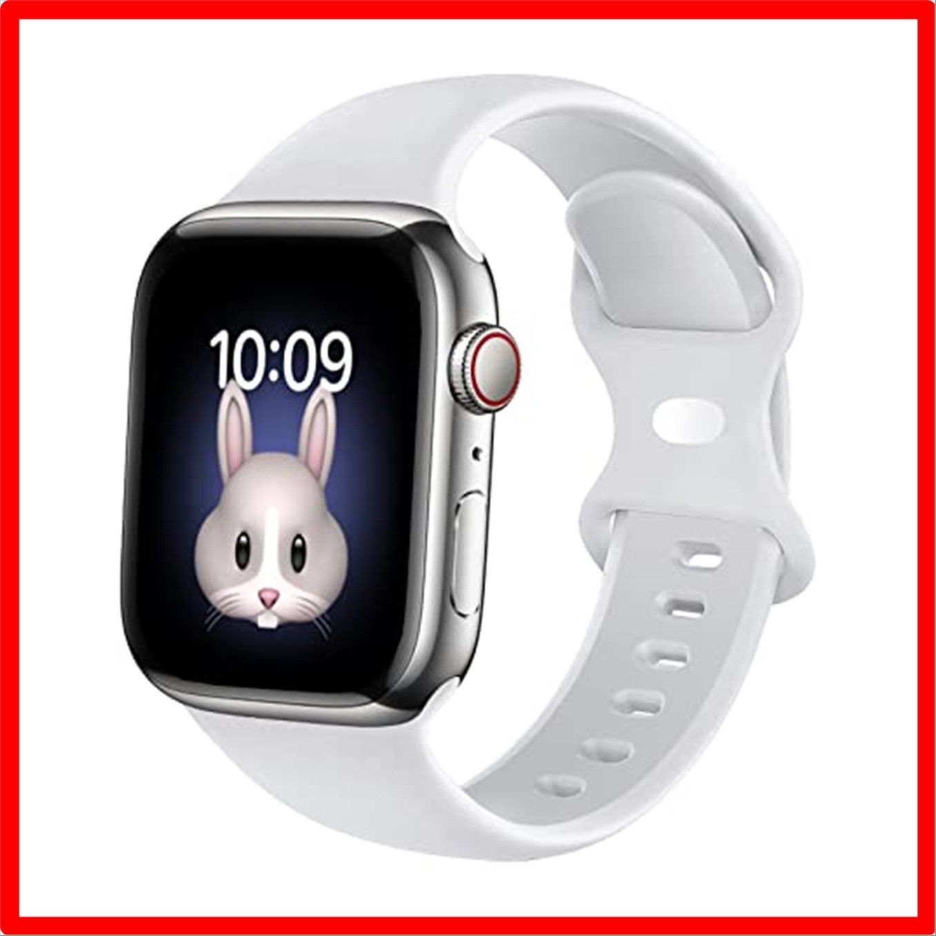 送料無料】ホワイト_38mm/40mm/41mm S/M [Na-na sun] Apple Watch