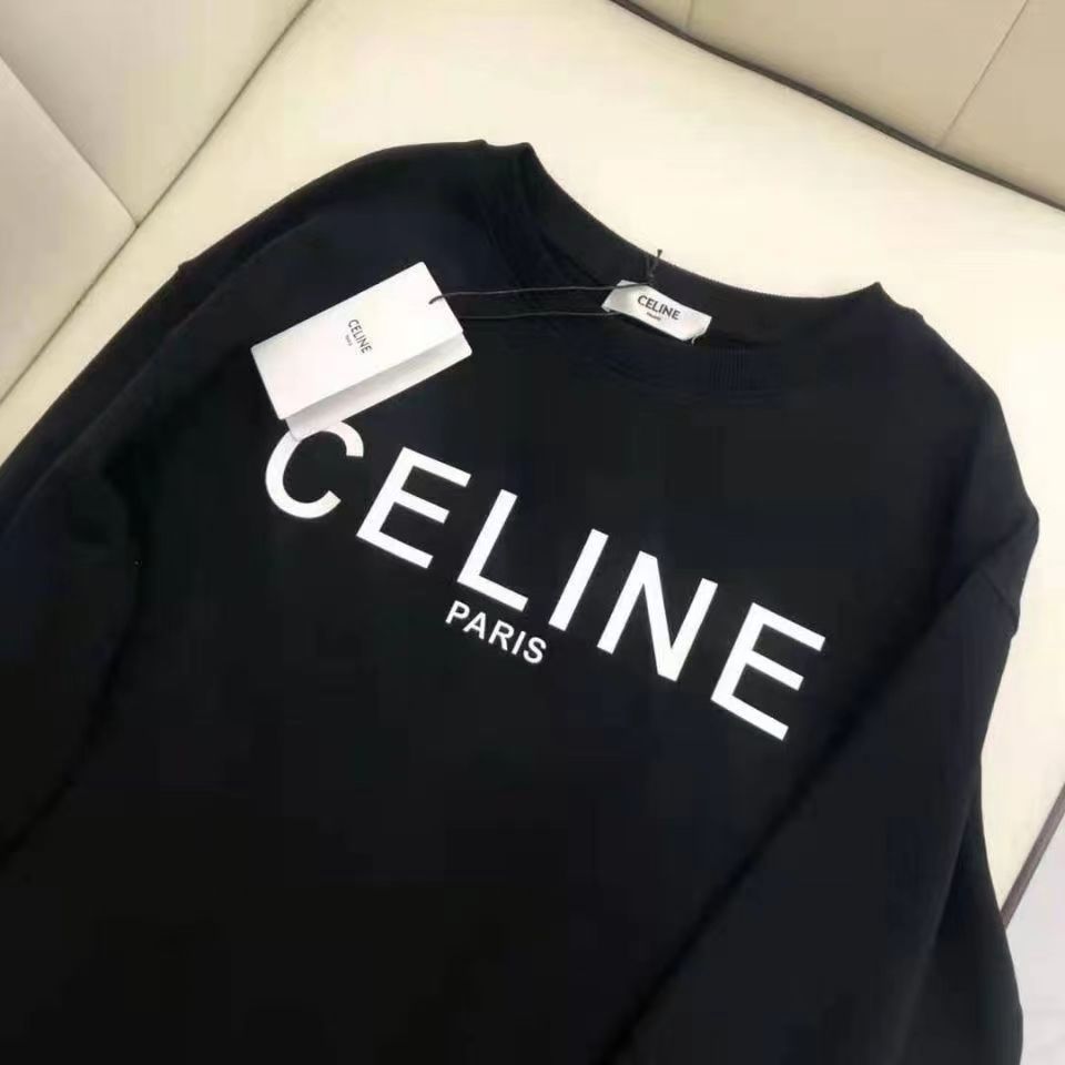 新作　CELINE　セリーヌ　スウェット　長袖　ロンＴ　レディース　ファッション　大人気　秋冬　男女兼用