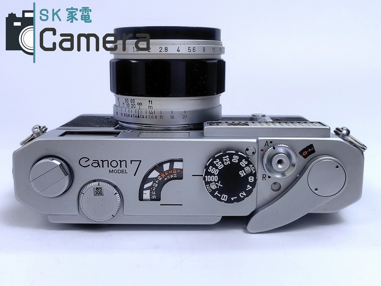 Canon - 【中古】 Canon MODEL7 + 50ｍｍ F1.4 L39 キャノン レンジファインダー ケース 箱付 中古】 Canon MODEL7 + 50mm F1.4 L39 キャノン レンジ