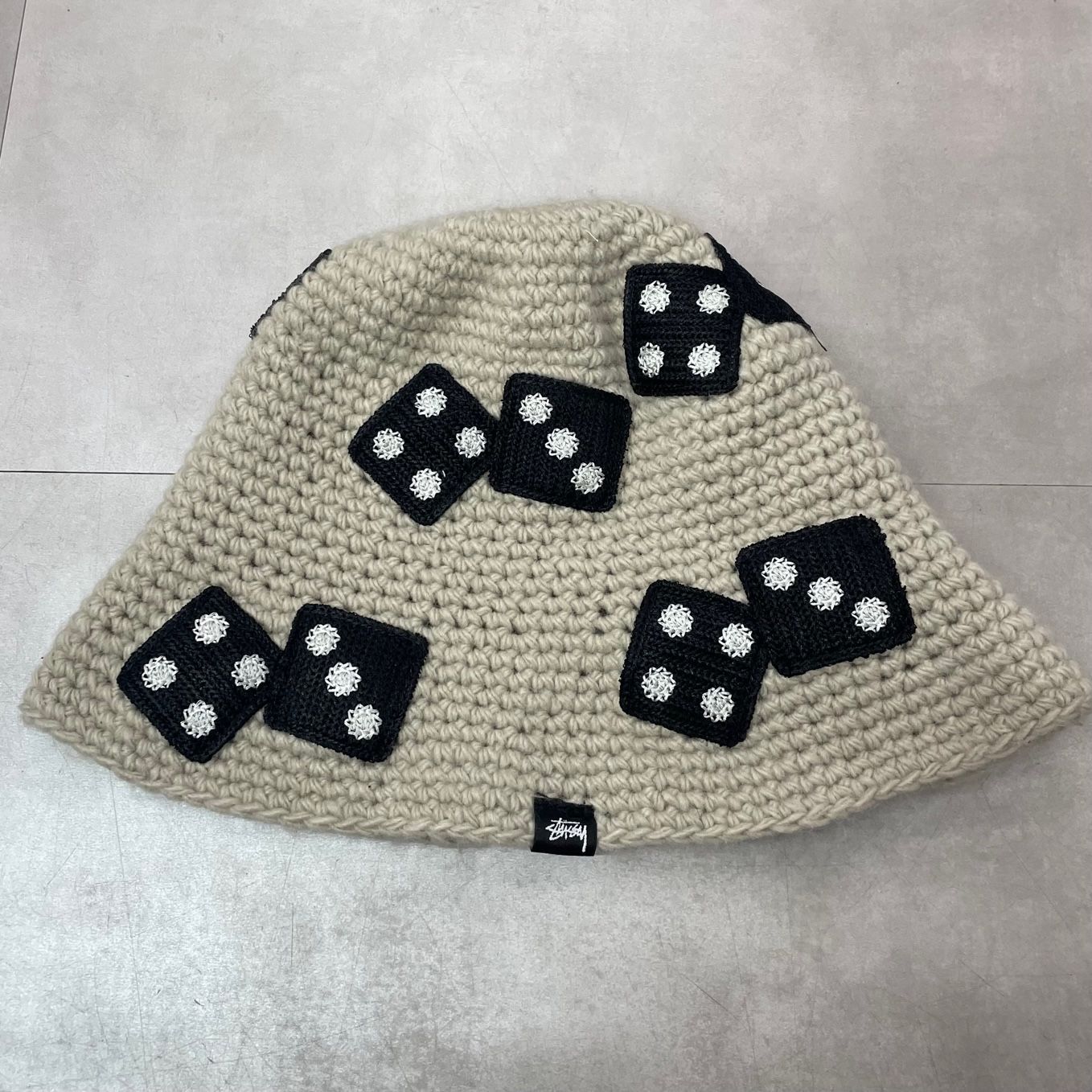 ★24SS 最新作★STUSSY BUCKET HAT DICE KNIT ☆24SS 最新作☆STUSSY BUCKET HAT DICE KNIT