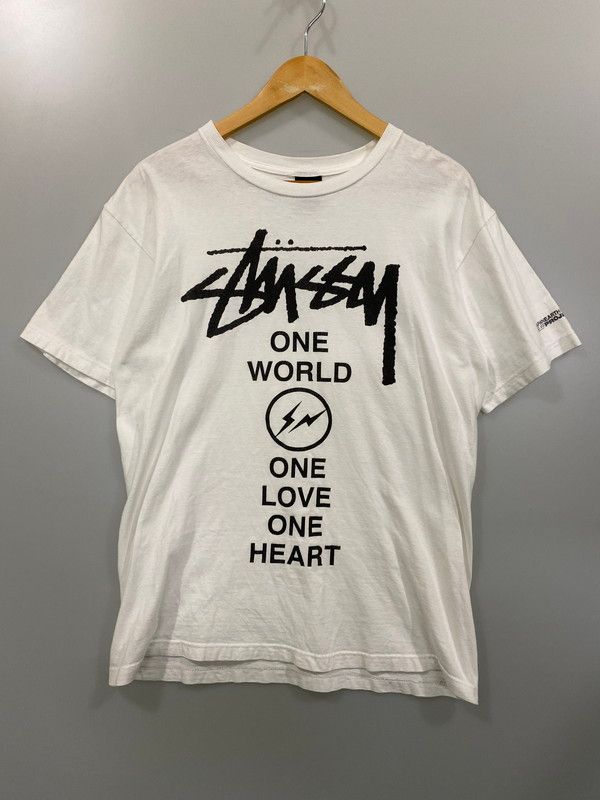 美品 STUSSY × fragment design 長袖シャツ (ステューシー 藤原 美品 STUSSY × fragment design 長袖シャツ (ステューシー 藤原