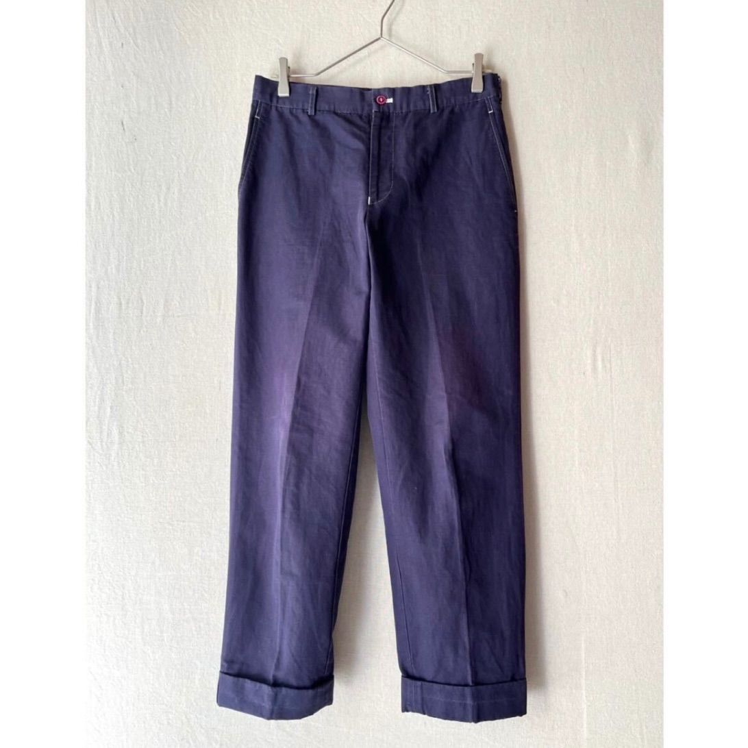 COMME des GARCONS HOMME PLUS ネイビー スラックスM COMME des GARCONS Hommeネイビー スラックス M