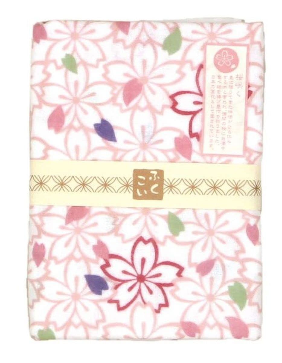 約32 89 cm 桜 ふくこい ふんわり二重ガーゼ手拭い