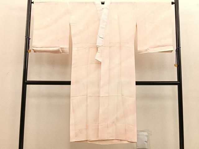 平和屋着物□長襦袢 無双仕立て 草花文 暈し染め 正絹 逸品 DAAW1276qa