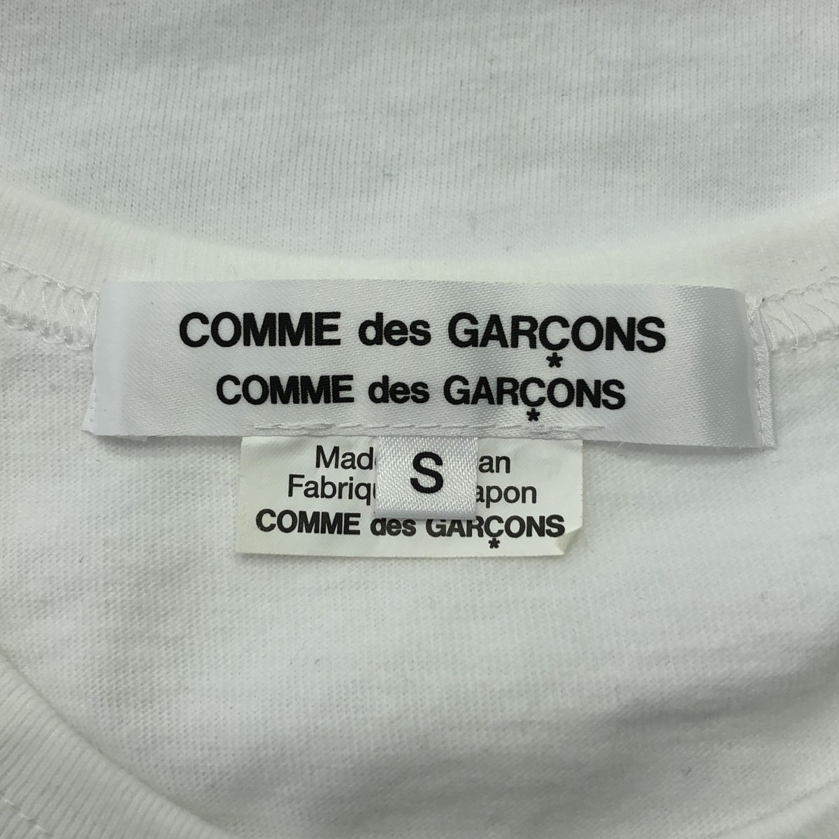 COMME des GARCONS COMME des GARCONS Disney コムコム AD2021 クルエラ Tシャツ 半袖  S 白 レディース COMME des GARCONS Disney コムコム AD2021 クルエラ Tシャツ