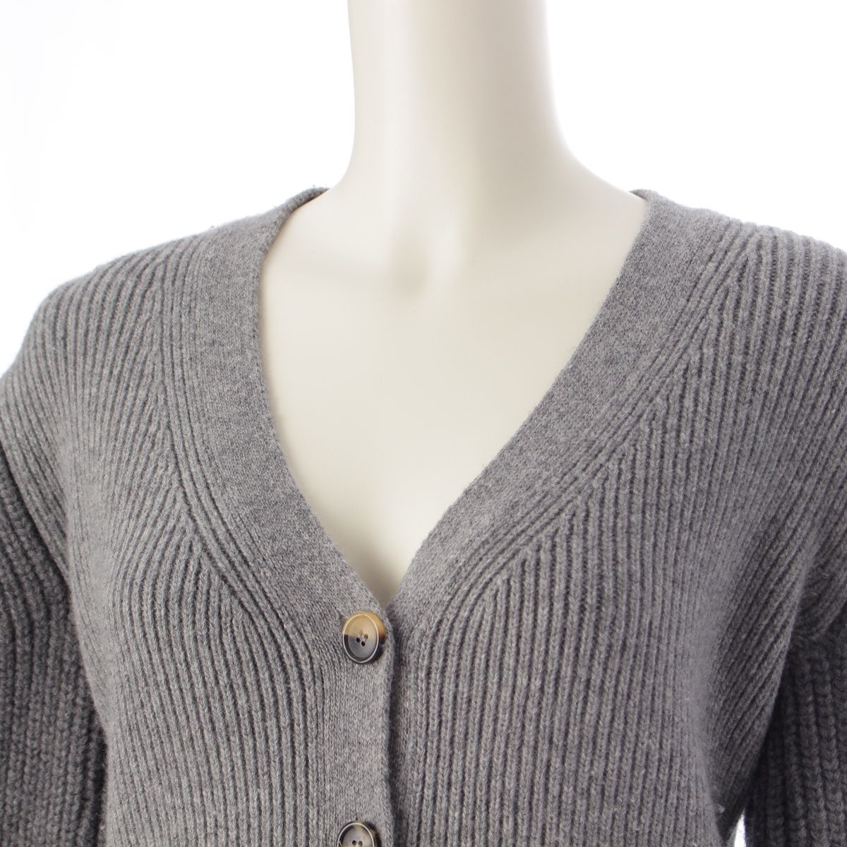 ロエベ Balloon Sleeves Cardigan ウール バルーン スリーブ