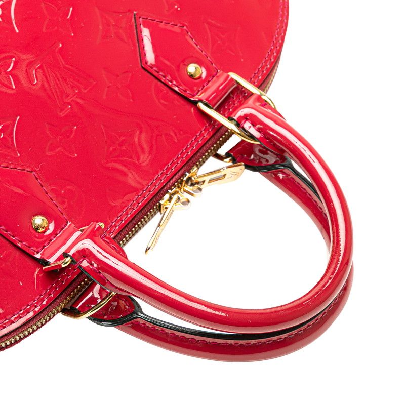 ルイ ヴィトン モノグラム ヴェルニ アルマPM M91693 ルージュグル  