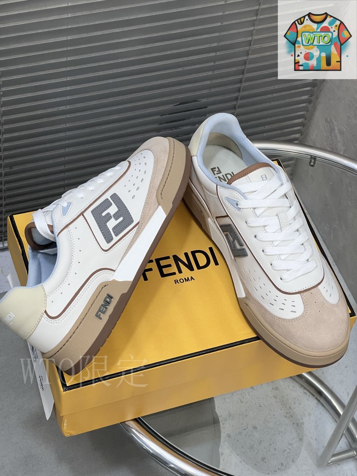 FENDI フェンディ カジュアルシューズ スニーカー02-1 - メルカリ