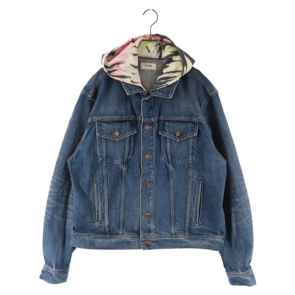 CELINE セリーヌ デニムジャケット ダブルジップ インディゴ セリーヌ