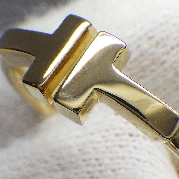 ティファニー Tiffany & Co. ピンキーリング Tワイヤー 60147347 K18YG