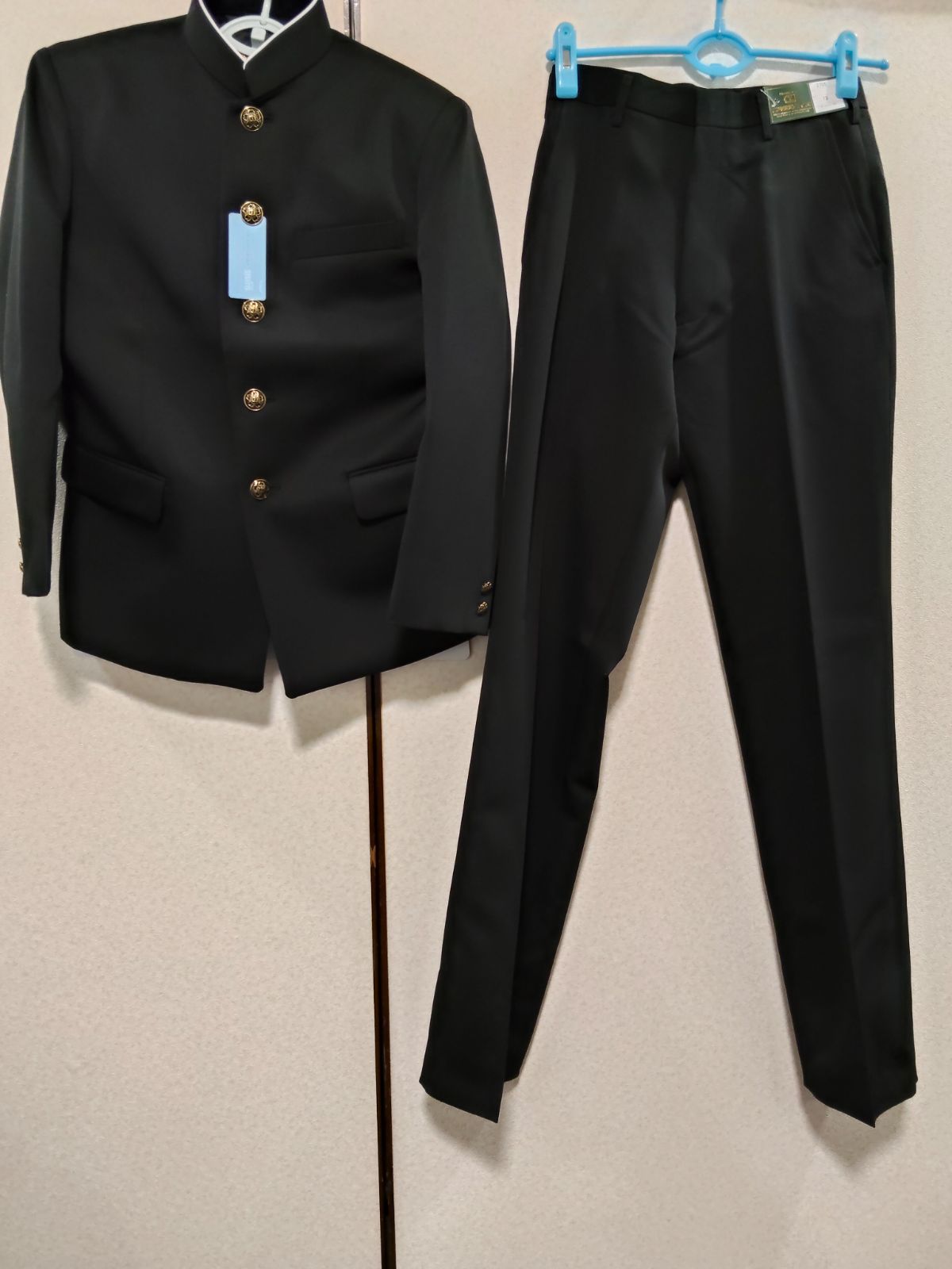 学生服 155A 165A 標準学生服 上下セット 制服 中学校 学ラン 詰襟 詰め襟