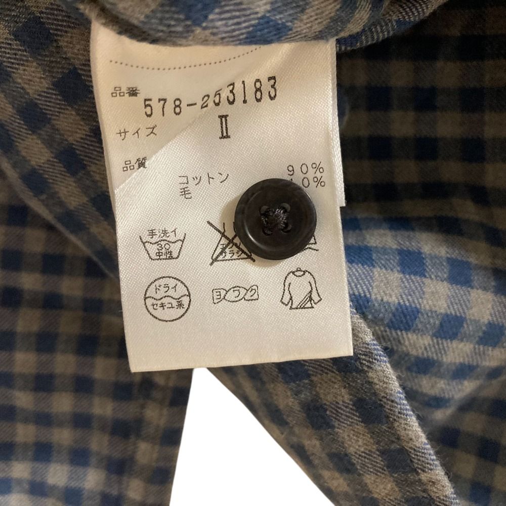 美品 MHL. MARGARET HOWELL マーガレットハウエル チェック