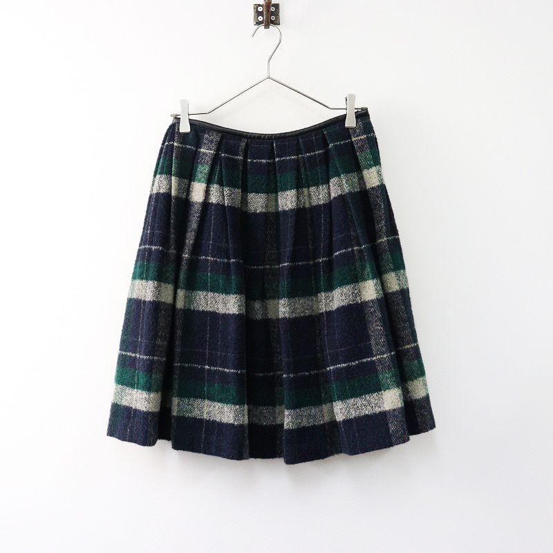 ジェーンマープル プリーツ ウールスカートパンツ