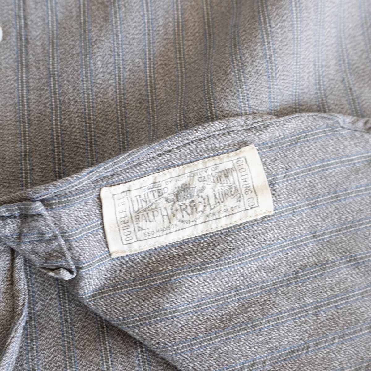 美品】RRL 【STRIPE WORK SHIRTS】XS ストライプ ワークシャツ 美品】RRL 【STRIPE WORK SHIRTS】XS ストライプ ワークシャツ