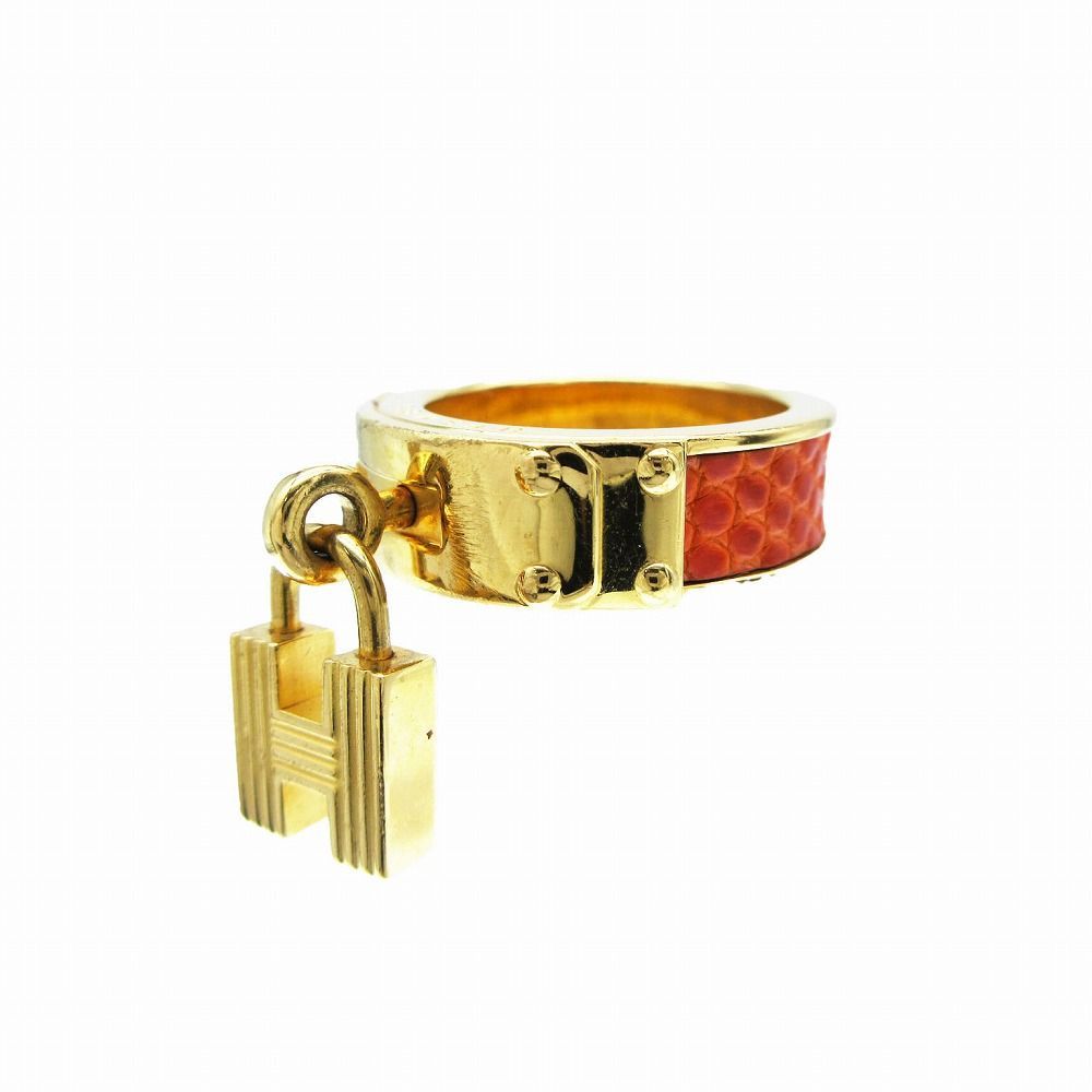 HERMES エルメス ケリー クロコダイル スカーフリング スカーフ