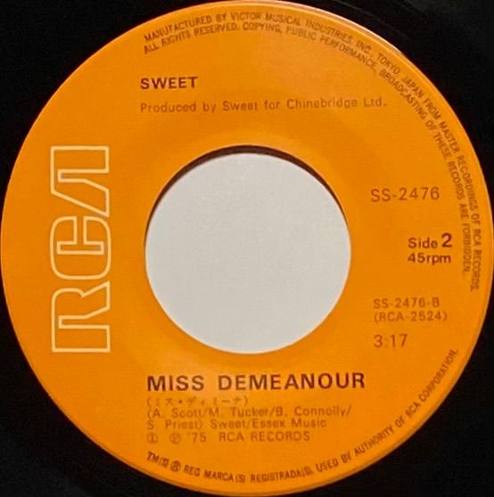 スイート 『フォックス・オン・ザ・ラン / ミス・ディミーナ