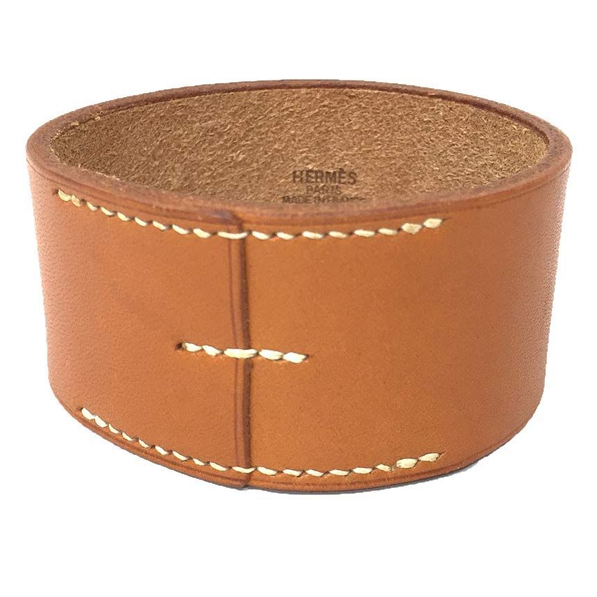HERMES エルメス レザー ブレスレット プールトゥール GM