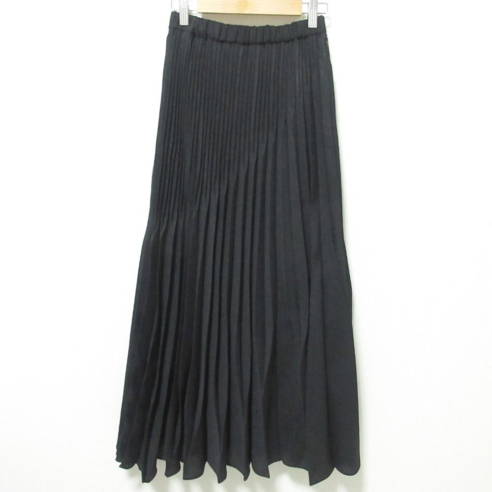美品 UN3D. アンスリード ORIGAMI PLEATS SK ロング丈 イージー
