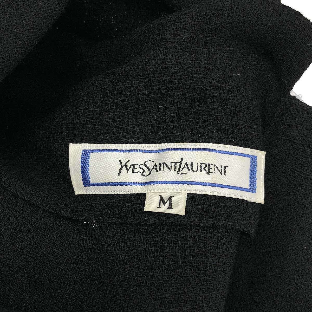 YVES SAINT LAURENT イヴサンローラン 肩パッド入りウール