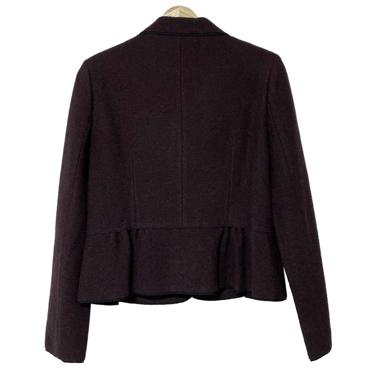 美品【LANVIN】 ジップアップ ラムレザー ジャケット Lanvin ジップ