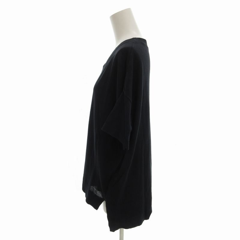 Theory Luxe(セオリーリュクス)バイカラー半袖ニット(サイズ38/40)(ネイビー×ホワイト/ネイビー×ベージユ)(送料無料) Theory luxe - 美品 Theory luxe セオリーリュクス DENEB STELLA
