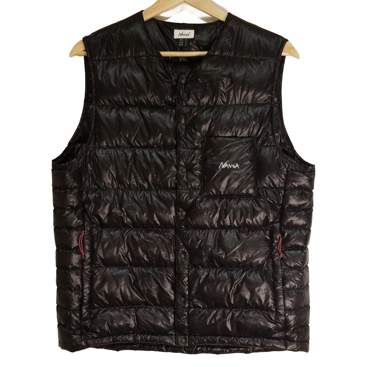 NANGA ナンガ ダウンベスト サイズM レディース - 黒 冬