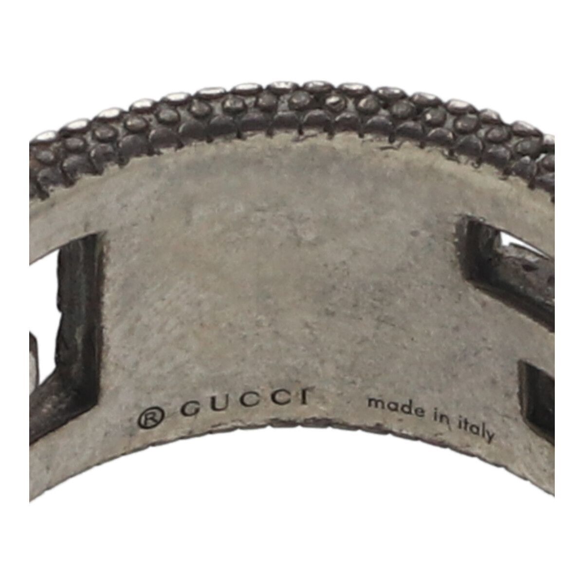 中古】 GUCCI グッチ スクエアGリング 19 551918 Ag925 シルバー 指輪 23035828 RS - メルカリ