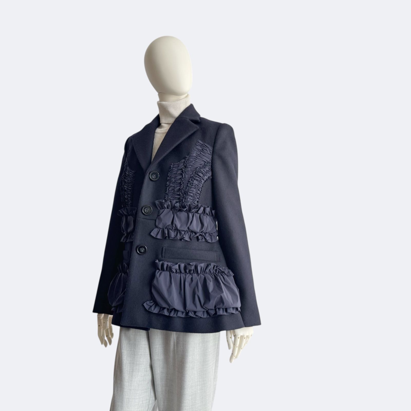 ENFOLD エンフォルド ジャケット ネイビー レディース 紺色