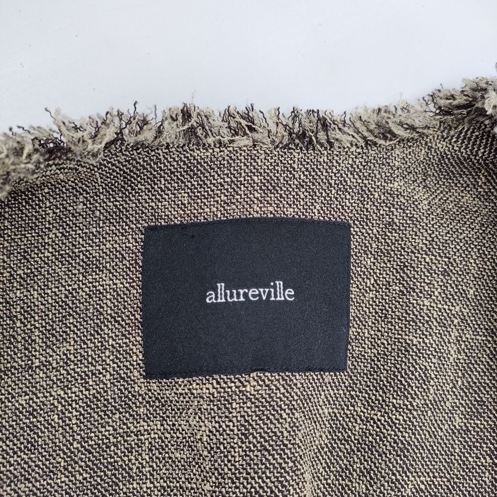 allureville ノンウールツイードジレ 定価38500円 202220