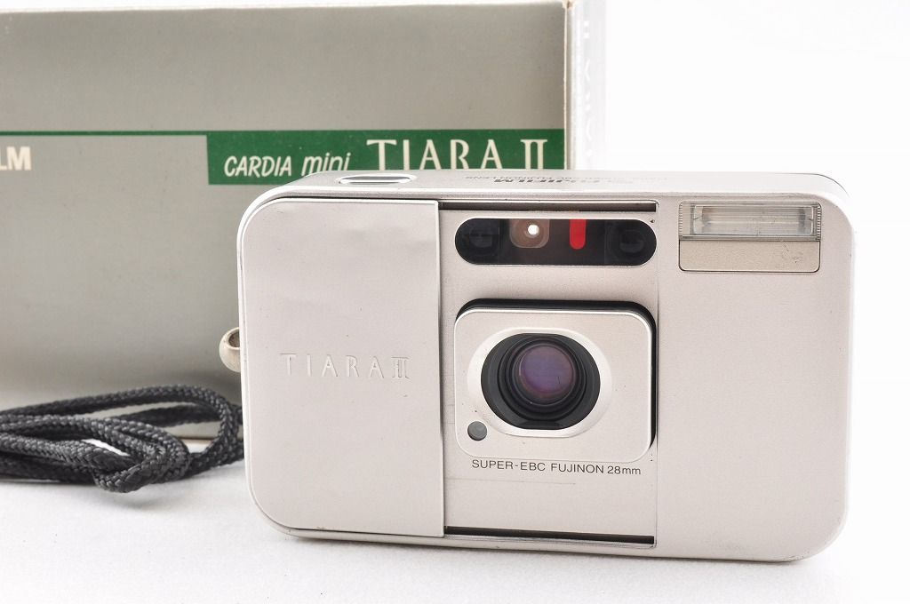 フジフイルム Fujifilm Cardia Mini TIARA II コンパクトフィルムカメラ 35mm ポイント-シュート