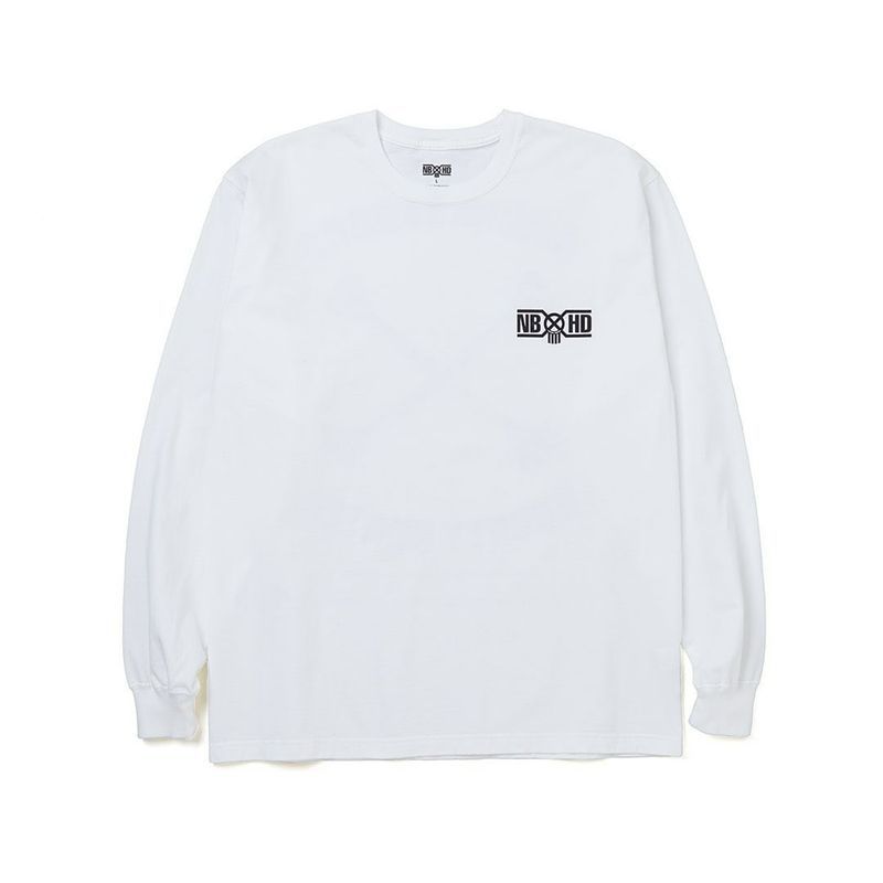 NEIGHBORHOOD ネイバーフット ロンT 長袖 L 腕プリント 白 裏原