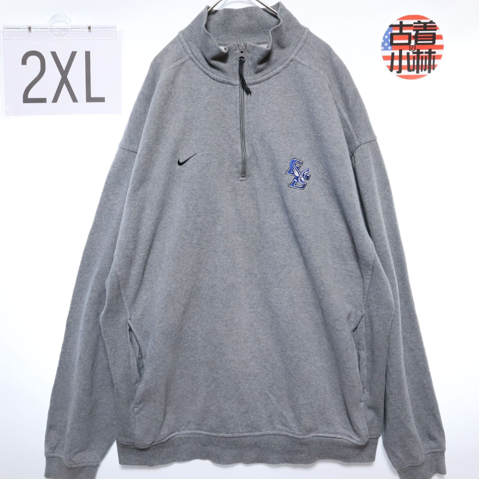 NIKE ナイキ 【サイズ 2XL】 【S品】 00s スウェット ハーフジップ