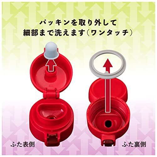 開店記念セール】レッド_350ml Atlas(アトラス) 水筒 軽量 2WAY