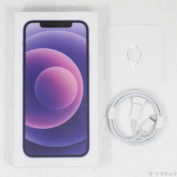 スマートフォン・携帯電話 〔品〕 iPhone12 64GB パープル MJNH3J／A