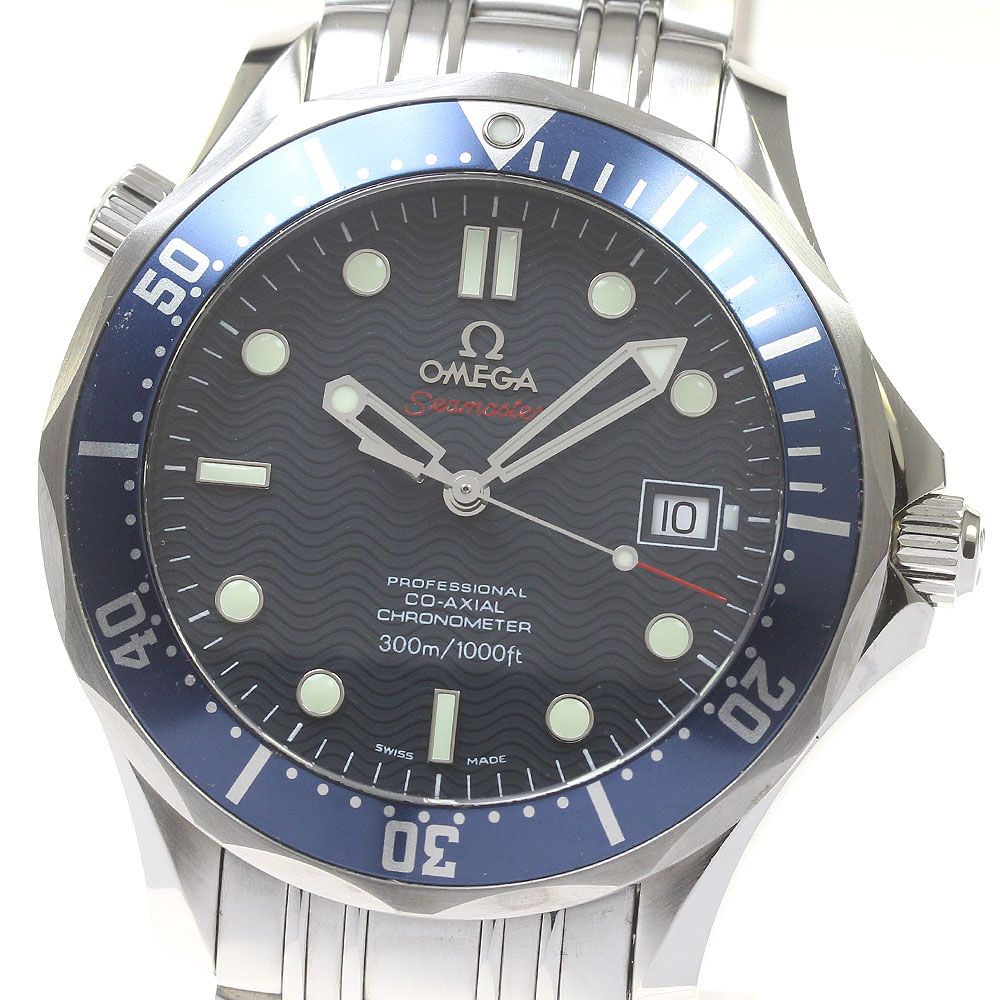 オメガ OMEGA 2220.80 シーマスター300 コーアクシャル クロノメーター 自動巻き メンズ美品_827207
