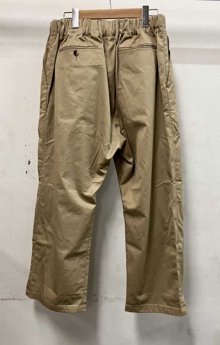 sillage シヤージュ サーキュラーパンツ 綿パン サイズF カーキ