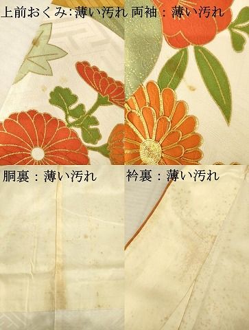平和屋着物 豪華振袖 駒刺繍 牡丹花文 金彩 正絹 逸品 CAAJ5490ng(振袖)｜