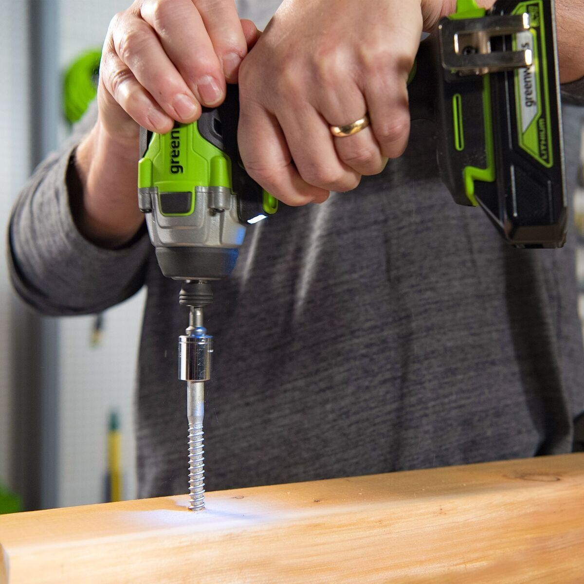 Greenworks 24V 298N-m 2 640 in-Lbs ブラシレスモーター搭載 インパクトドライバー バッテリー別売り HRDEVELOPMENT_JP